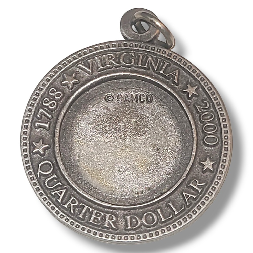 Virginia‎ Quarter Dollar Pendant CAMCO Jamestown 1607-2007 Coin Holder